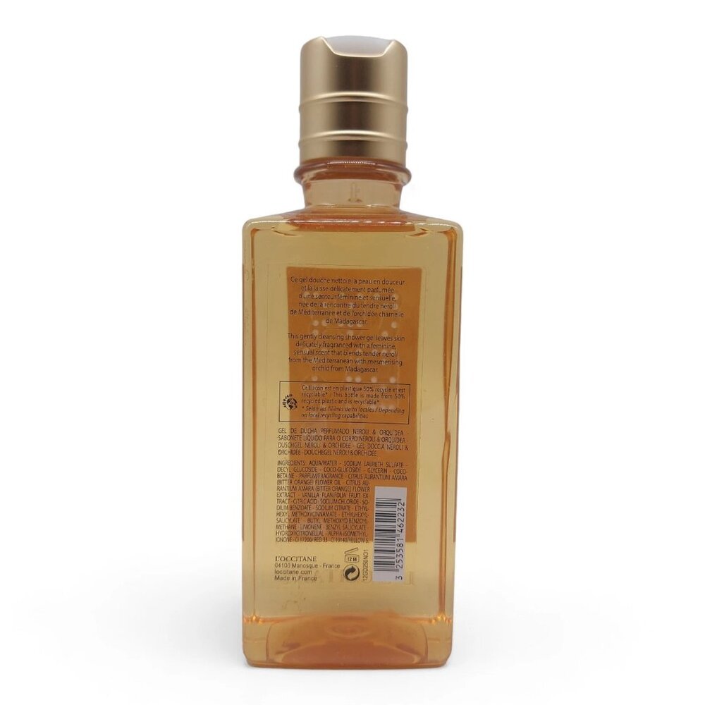 L'Occitane Neroli and Orchidee Shower Gel 8.2oz 245ml new, sealed - Picture 2 of 3